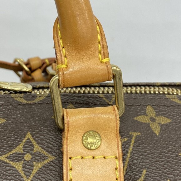 LOUIS VUITTON Authentic Brown Monogram Boston Bag - Picture 9 of 14